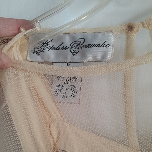 Vintage Hopeless Romantic Dress Girls sz 6 - Picture 9 of 10